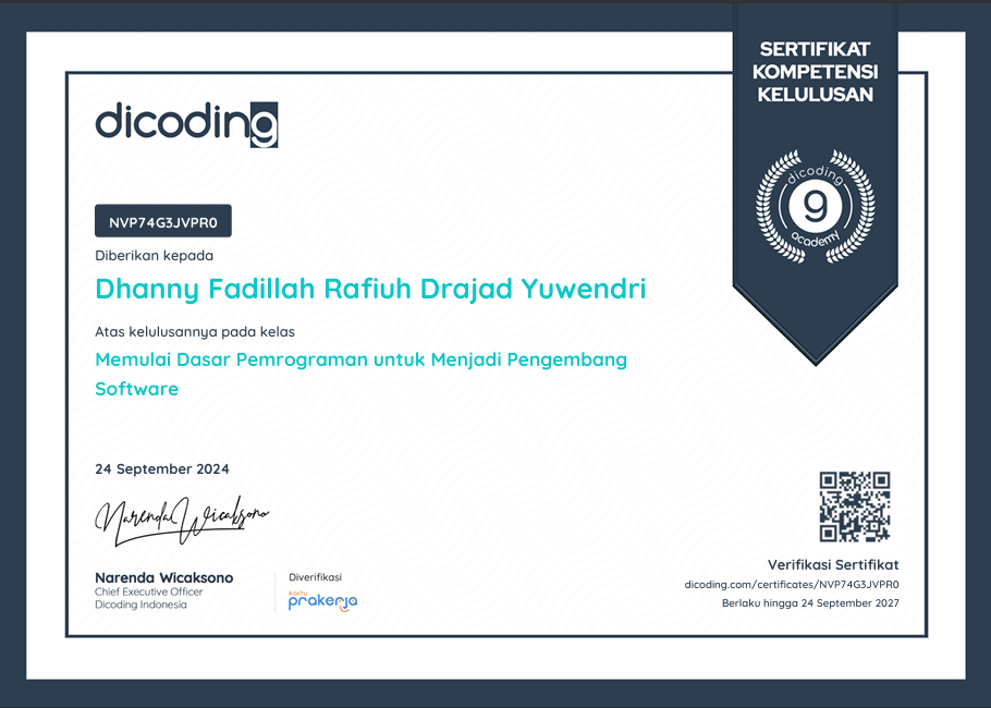Certificate 3
