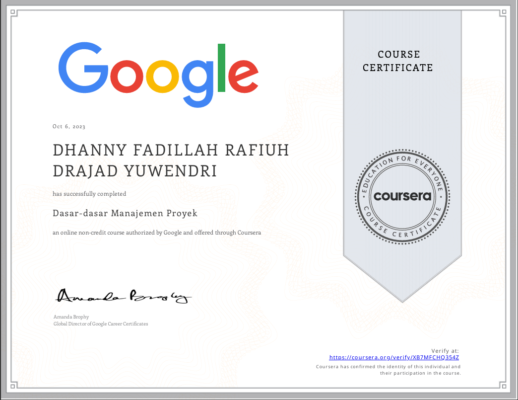 Certificate 1